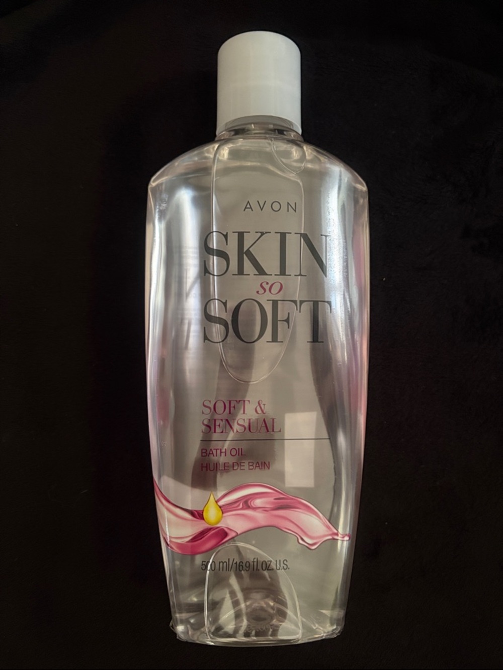Avon Skin So Soft Bath Oil Soft and Sensual 500 ml Pink